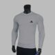 Áo body đá bóng, áo giữ nhiệt, áo lót nam adidas xám