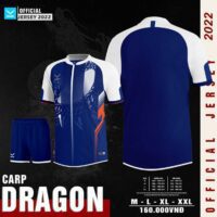 Bộ quần áo bóng đá thiết kế sỉ nidu giá rẻ hàng dệt kim mã dragon màu đỏ đậm
