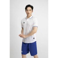 Bộ quần áo polo thể thao acrra warrix super fex thái lan phù hợp làm áo đội áo team lớp đồng phục công ty màu xanh biển