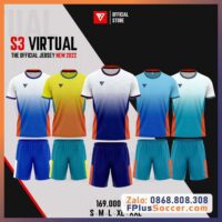 Bộ quần áo thể thao đá bóng s3 virtual the official jersey new 2022 chính hãng giá rẻ