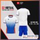 Bộ quần áo thể thao đá bóng s3 virtual the official jersey new 2022 chính hãng giá rẻ màu trắng xanh