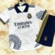 Bộ quần áo đá banh clb bóng đá Real Madrid MFC trắng logo thêu in hình rồng dragon jersey