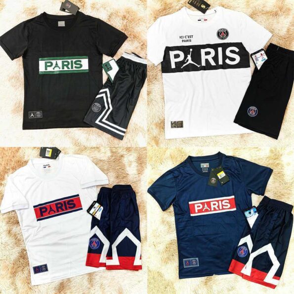 Bộ sưu tập quần áo thể thao thời trang paris psg quần có túi logo thêu cao cấp đẹp