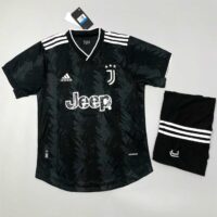 SPF Thái – Bộ quần áo đá bóng CLB juventus 2023 away sân khách màu đen logo thêu 2