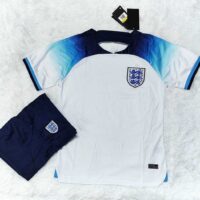 Bộ quần áo đá banh đội tuyển bóng đá hoành gia anh england màu trắng xanh mới nhất mùa world cup 2022 2023 vải thái logo thêu 1