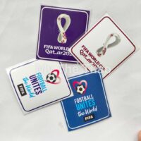 Logo patch badge tay world cup 2022 4 mẫu màu tuỳ chọn lẻ