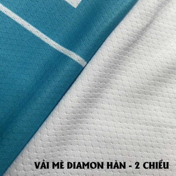 Thiết kế may áo bóng đá theo yêu cầu vải mè diamon hàn