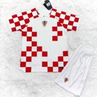 Bộ quần áo đá banh đội tuyển bóng đá croatia hns jersey sân nhà wolrd cup 2022 đỏ trắng