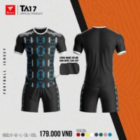 Bộ quần áo thể thao bóng đá chính hãng TA Sport TA17 Official vải mè hàn quốc nhiều màu trắng