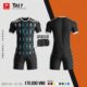 Bộ quần áo thể thao bóng đá chính hãng TA Sport TA17 Official vải mè hàn quốc nhiều màu đen