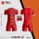 Bộ quần áo thể thao bóng đá chính hãng TA Sport TA17 Official vải mè hàn quốc nhiều màu đỏ