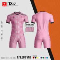 Bộ quần áo thể thao bóng đá chính hãng TA Sport TA17 Official vải mè hàn quốc nhiều màu trắng