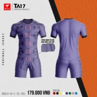 Bộ quần áo thể thao bóng đá chính hãng TA Sport TA17 Official vải mè hàn quốc nhiều màu trắng