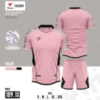 Bộ quần áo thể thao bóng đá chính hãng TA Sport TA18 NYMA Official vải mè thoi xanh rêu già