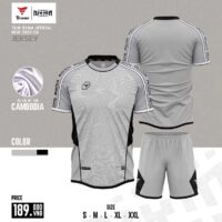 Bộ quần áo thể thao bóng đá chính hãng TA Sport TA18 NYMA Official vải mè thoi xanh rêu già