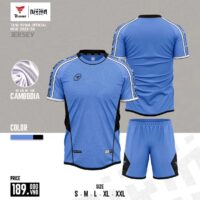 Bộ quần áo thể thao bóng đá chính hãng TA Sport TA18 NYMA Official vải mè thoi xanh rêu già