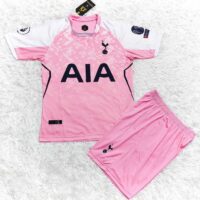 Bộ quần áo đá bóng câu lạc bộ tottenham aia hotspur màu hồng vải thun thái lạnh giá rẻ 1