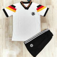Bộ quần áo đá banh đội tuyển bóng đá đức trắng deutscher fussball bund vai 3 màu vàng đỏ đen 1