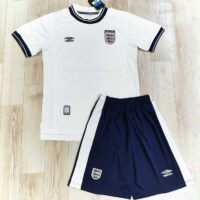Bộ quần áo đá bóng đội tuyển anh logo england umbro màu full trắng quần tím than đen có túi 1