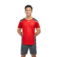 Bộ quần áo bóng đá phủi thiết kế áo đá banh chính hãng CP Sport Arena nhiều màu đỏ 1