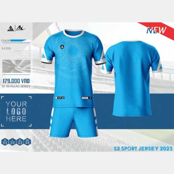 Bộ quần áo bóng đá phủi thiết kế áo đá banh hoạ tiết trống đồng âu lạc chính hãng S2 Sport nhiều màu