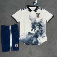 Bộ quần áo polo đội tuyển nhật bản japan có cổ bẻ in hình rồng sương khói đen trắng ảo ma 1