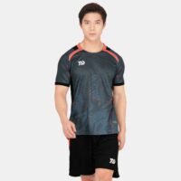 Bộ quần áo bóng đá phủi thiết kế chính hãng Bulbal Hades 2 vải mè kim nhiều màu đen 1