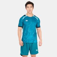 Bộ quần áo bóng đá phủi thiết kế chính hãng Bulbal Hades 2 vải mè kim nhiều màu đen 1