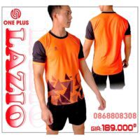 Bộ quần áo bóng đá phủi thiết kế chính hãng One Plus lazio vải dệt kim nhiều màu đẹp mới xanh biển