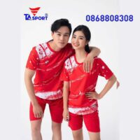 Bộ quần áo thể thao bóng đá chính hãng TA Sport TA10 Ocean vải mè thoi Cambodia nhiều màu vàng be