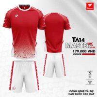 Bộ quần áo thể thao bóng đá chính hãng TA Sport TA14 Master Official vải mè caro hàn quốc nhiều màu xanh navy tím