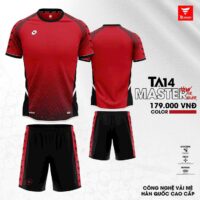 Bộ quần áo thể thao bóng đá chính hãng TA Sport TA14 Master Official vải mè caro hàn quốc nhiều màu xanh navy tím
