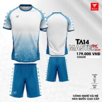 Bộ quần áo thể thao bóng đá chính hãng TA Sport TA14 Master Official vải mè caro hàn quốc nhiều màu xanh navy tím