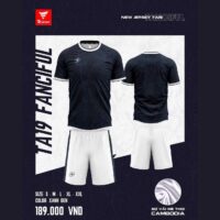 Bộ quần áo thể thao bóng đá chính hãng TA Sport TA19 Fancifol vải mè thoi Cambodia nhiều màu hồng