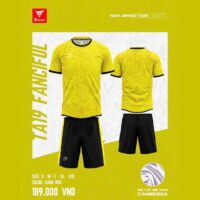 Bộ quần áo thể thao bóng đá chính hãng TA Sport TA19 Fancifol vải mè thoi Cambodia nhiều màu hồng