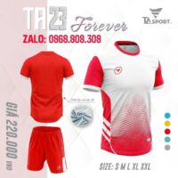 Bộ quần áo thể thao bóng đá chính hãng TA Sport TA23 Forever vải mè US nhiều màu mới 2024