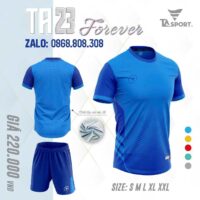 Bộ quần áo thể thao bóng đá chính hãng TA Sport TA23 Forever vải mè US nhiều màu mới 2024