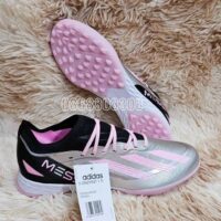 Giày đá bóng Adidas X Crazyfast Messi 10 .3 AG sân cỏ nhân tạo màu tím đen xám 1