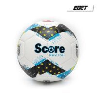 Quả bóng đá Scoore VFF chính hãng động lực giá rẻ da PU may ghép miếng 2 màu đỏ size 5 ảnh 1