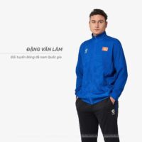 Áo khoác nỉ Suvec Đội tuyển bóng đá Quốc gia Việt Nam 2024 – VIET NAM SPIRIT chính hãng JOGARBOLA màu xanh mới 3