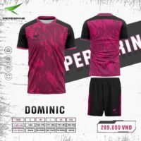 Bộ quần áo bóng đá phủi thiết kế Dominic chính hãng Peregrine nhiều màu đỏ 2