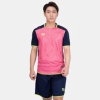 Bộ quần áo bóng đá phủi thiết kế Olas 2 chính hãng Bulbal vải dệt kim mè nhiều màu xanh navy 8