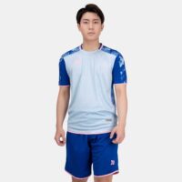 Bộ quần áo bóng đá phủi thiết kế Olas 2 chính hãng Bulbal vải dệt kim mè nhiều màu xanh navy 8