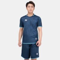 Bộ quần áo bóng đá phủi thiết kế Olas 2 chính hãng Bulbal vải dệt kim mè nhiều màu xanh navy 8