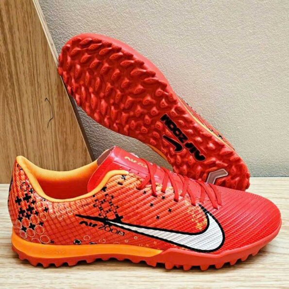 Giày bóng đá sân cỏ nhân tạo Nike Air Zoom Mercurial Vapor 15 Academy TF - Dream Speed 007 REP 11 màu đỏ logo trắng cổ thấp