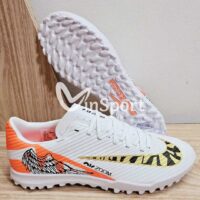 Giày đá bóng Nike Air Zoom Mercurial Vapor 15 Academy TF trắng gót cam đôi cánh thiên thần sân cỏ nhân tạo bản Rep 11 1