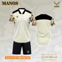 Bộ quần áo Manos NIDU áo đá banh thiết kế chính hãng nhiều màu xanh ngọc