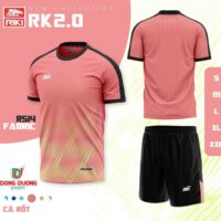 Bộ quần áo RIKI Sport RK 2.0 thiết kế cho bóng đá chính hãng nhiều màu hồng đen 1