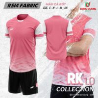 Bộ quần áo RIKI Sport RK1.0 thiết kế nam nữ chính hãng nhiều màu hồng 1