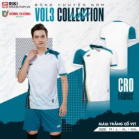 Bộ quần áo bóng chuyền RIKI Vol3 nam nữ chính hãng nhiều màu tím than 2